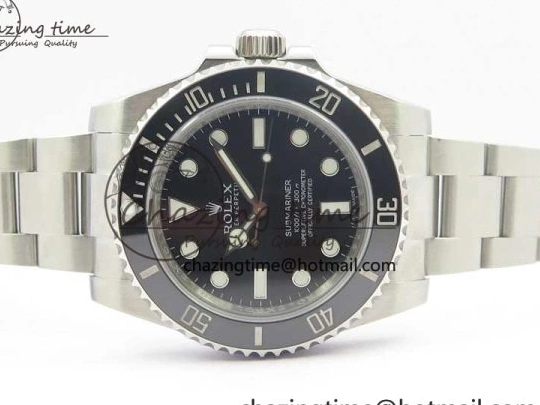 SS SA3130 Bracelet Submariner 114060 Noob Ceramic 904L 1:1 Black Case Best Edition No and Date V10 0209